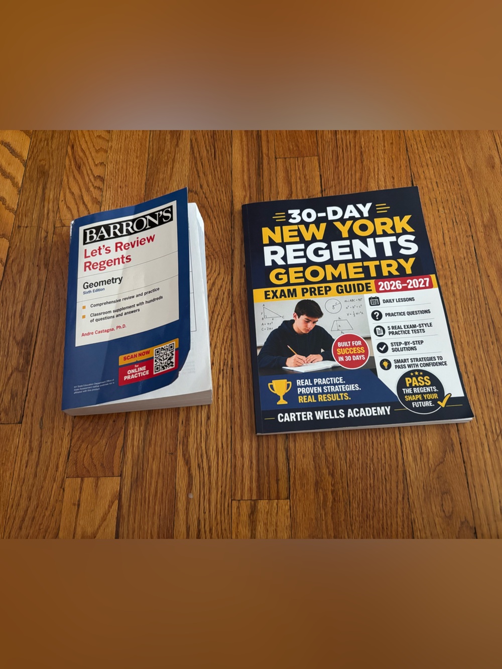 New York Regents Geometry Exam Prep & Barron's Let's Review Geometry